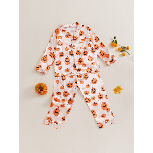 (8-9 Years, Orange) Tacar Pitseámaí Oíche Codlata Satin 2