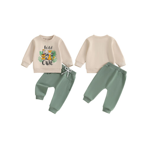 (12-18 Months, Beige) Σετ παντελονιών για και κορδόνι. 1