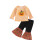 (3-4 Years, Orange) Completo Halloween per 2 pezzi. 1