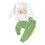 (2-3 Years, White) Conjunto de aniversário de dinossauro. 1