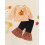 (3-4 Years, Orange) Completo Halloween per 2 pezzi. 3