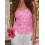 (XL, Coral Red) Γυναικείο Κορσέ Μπλούζα τις Εποχές 7