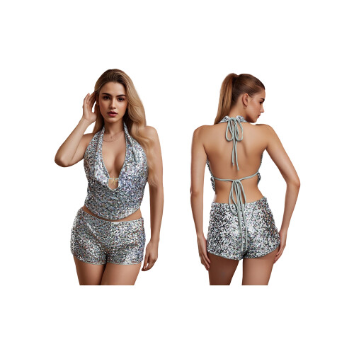 (S, Multi-color) Set de 2 scurți strâmți. 1