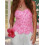 (XL, Coral Red) Γυναικείο Κορσέ Μπλούζα τις Εποχές 5