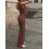 (S, Dark Brown) Γυναικείο πλεκτό σετ καλοκαιρινά ρούχα 7