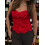 (XL, Red) Γυναικείο Κορσέ Μπλούζα τις Εποχές 3