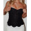 (XL, Black) Γυναικείο Κορσέ Μπλούζα τις Εποχές 2