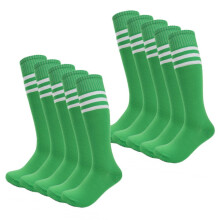 Kids Soccer Socks 4 Pack Boys Girls Cotton Team Socks Teens Children Soccer Socks