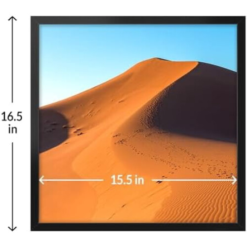 Cadre photo noir 11x14 avec plexiglas HD 2