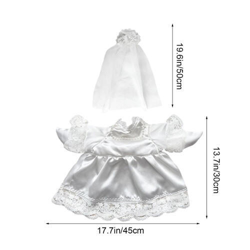 Conjunto de roupa para ganso de jardim de 23 polegadas para o Dia dos Namorados 2