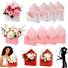 Enveloppe Saint-Valentin, boîte cadeau en carton, 4/8/12/16/20 pièces