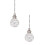 Crystal ceiling fan pull chains 21 inch 2 pcs 1