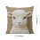 Ensemble de coussins à motif animal 45x45cm 3