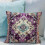 Μαξιλαροθήκες Boho από Μωβ Βαμβάκι, Σετ 2 Τεμ. 20x20 Εκ. 5