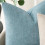 Conjunto de 2 capas de almofada de chenille macio, 30x50 cm, azul claro, para almofada lombar, sofá, poltrona e quarto – Compatíveis com 2