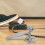 OUNONA Professional White Drum Pedal Single Drum Kit Accessory with Adjustable Hammer Angle 5