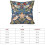 Fodere per cuscini in lino stile Chinoiserie, 45x45 cm, set da 2 3