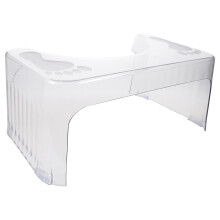 Tabouret en plastique transparent 38,5 x 22,5 x 17 cm
