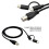 Cabo OTG para conectar smartphone à impressora, cabo micro USB e cabo USB-C para USB-B. 3