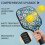 Σετ κουπιών Pickleball από fiberglass με λουλούδια και 2 μπάλες και τσάντα – Συμβατό με 2