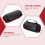Microphone Case Wireless Speaker Storage Bag Wireless Microphone Carrying Pouch Mic Storage Case Black 8