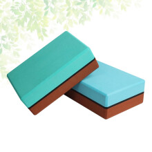 Worgeous 2-Pack Foam Yoga Blocks for Enhanced Balance, Stability, and Support, Pilates, and Exercise