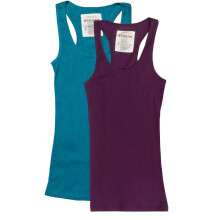 Γυναικεία & Plus μπλουζάκια γυμναστικής Cami Racerback με ριμπ ύφανση από βαμβάκι