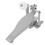 OUNONA Professional White Drum Pedal Single Drum Kit Accessory with Adjustable Hammer Angle 4