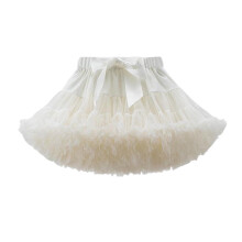 Lasten hame, lasten yksivärinen joustava vyötäröinen puolihame verkkohame näyttämötutuhame, säädettävä tytöille 0-10 vuotta.