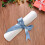 1 Zoll breites Satinband, 25 Yards, hellblau 4