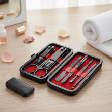Professional Manicure & Pedicure Kit with Travel Case – Compatible with Men, Women, Father, Mother