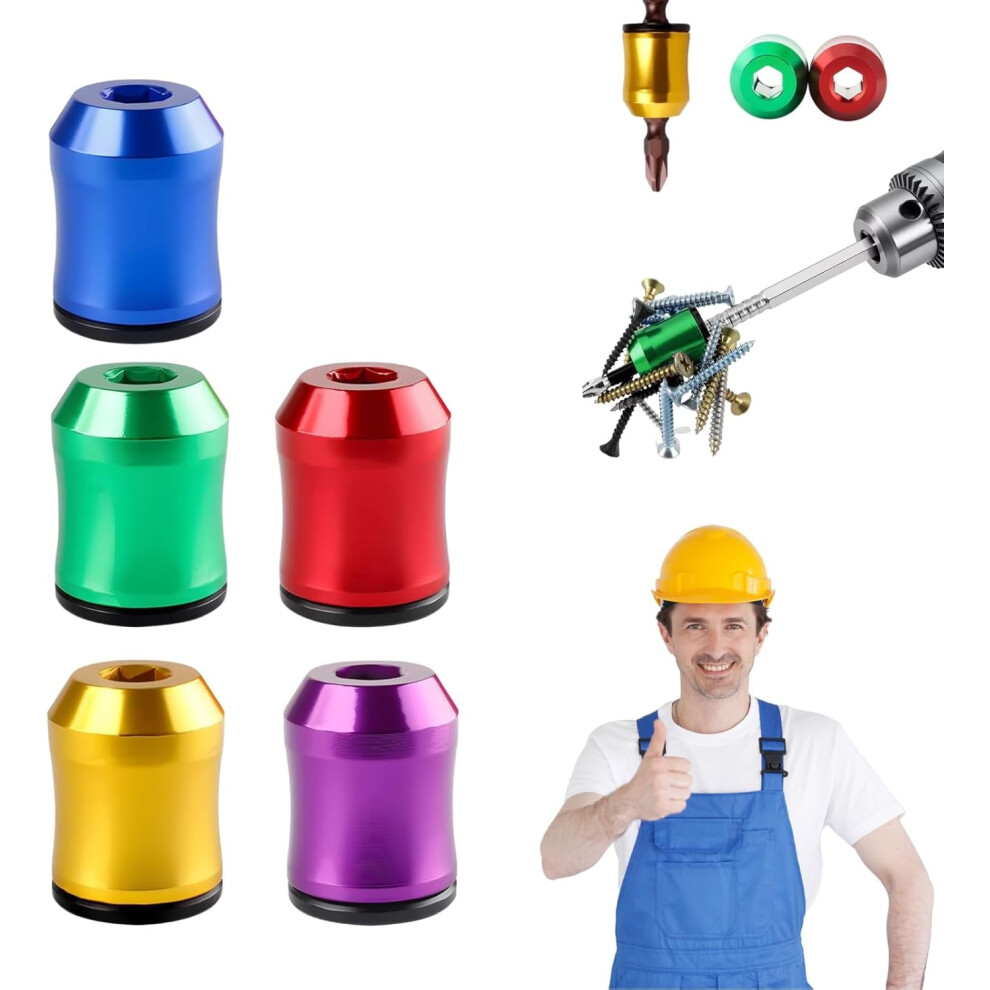 Strong Magnetic Screw Ring Â Universal Holder For Power Tools, Mechanics & Carpenters (/Yellow/Purple) Blue/Green/Red 9450273759968