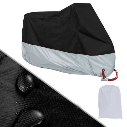 Housse de scooter imperméable pour moto, argentée, 1 pièce 2
