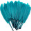 120 τεμάχια φτερό χήνας Peacock Blue Goose, φυσικό μέγεθος 4-6 ίντσες 10-15 εκ. για 1