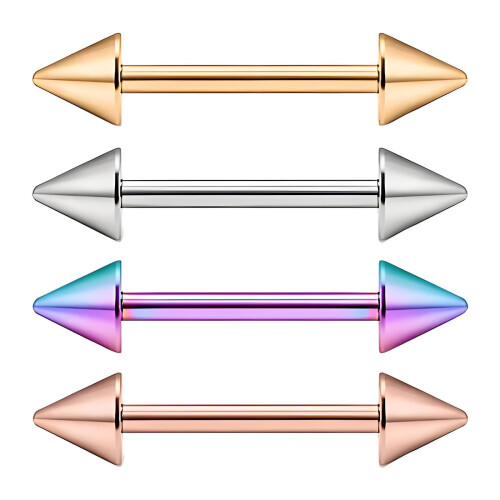 DESIGNICE4 τεμάχια Δαχτυλίδια Γλώσσας, Κοσμήματα Piercing, Κοσμήματα Σώματος, Style612