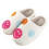Γυναικείες παντόφλες Smiley Preppy Smile Retro Plush (5-6, Ροζ, Πολλαπλών Χρωμάτων) 1