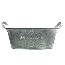 Metal Plant Pots Large Iron Flower Pots-Large