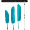 120 τεμάχια φτερό χήνας Peacock Blue Goose, φυσικό μέγεθος 4-6 ίντσες 10-15 εκ. για 2