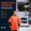 Emergency Poncho with Mylar Blanket Liner Waterproof 6