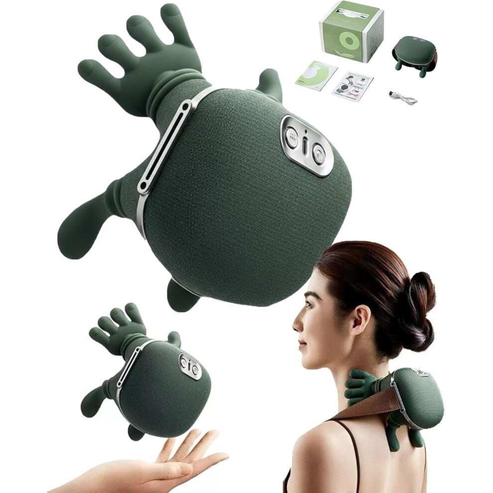 4D Wireless Shiatsu Massager with Heat for Deep Tissue