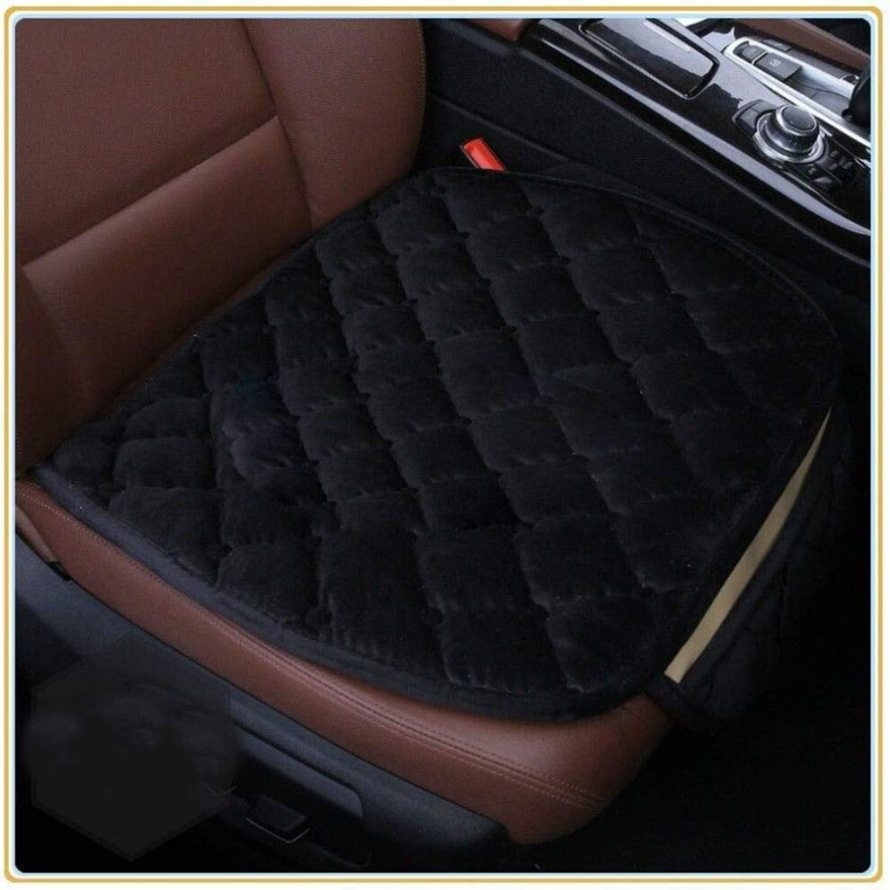 Universal 3D Car Seat Breathable Plush Pad Mat For Auto Chair Cushion Four Seasons Front Rear Flax Cushion Seat Protector 9329345967825