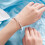 Infinity Heart Armband för Kvinnor Justerbart 18 cm 2