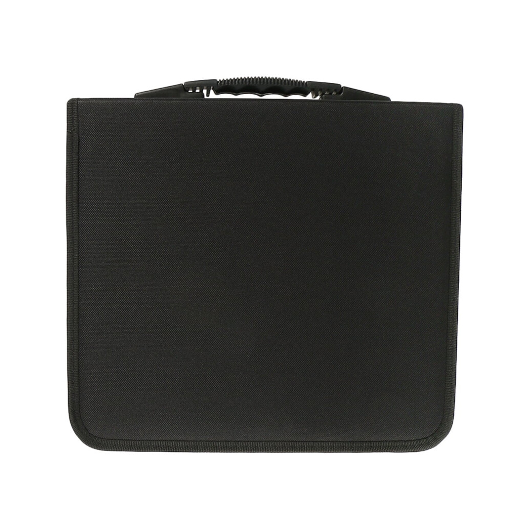 Cd Box 320 Discs Portable Cd Dvd Wallet Holder Bag Case Album Organizer Media Storage Box(Black) Black 9329345968662