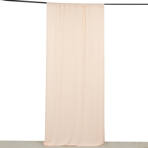 BalsaCircle 5x10 πόδια Blush 4-Way Stretch Spandex διαχωριστικό κουρτίνας φόντου για διακόσμηση 1