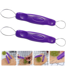 Conjunto de 2 Descascadores de Uva Domésticos Multifuncionais para Cozinha - Ferramentas Práticas para Descascar Uvas