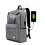 Outdoor Backpack External USB Charging Interface Adapter Charging Cable Tool Black 7