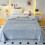 Coperta grigia soffice per divano, 50x60 pollici 1
