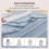 Coperta grigia soffice per divano, 50x60 pollici 6