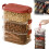 3-Tier Stackable Storage Box with Divided Tray 1 Pack 5