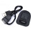 Outdoor Backpack External USB Charging Interface Adapter Charging Cable Tool Black 4